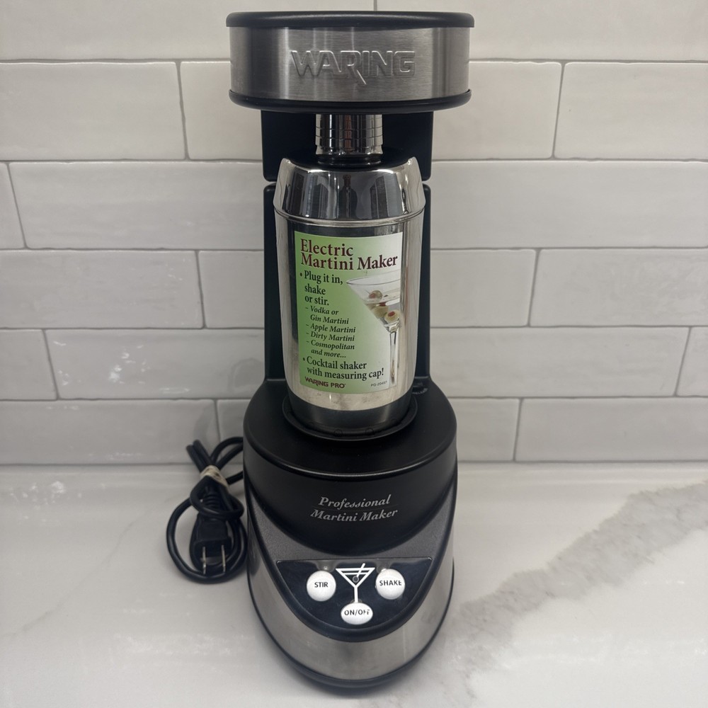 WARING Pro Professional Electric Martini Maker WM007 Tested Working