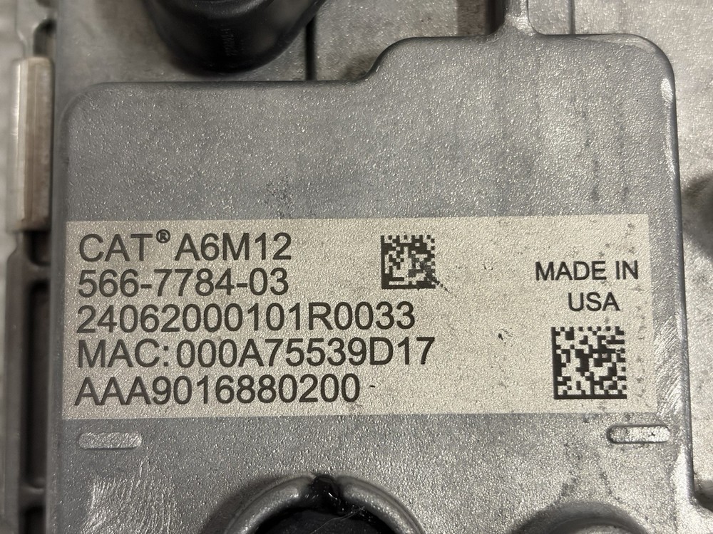 CATERPILLAR A6M12 ENGINE COMPUTER CONTROL UNIT MODULE ECU ECM OEM 566-7784-03