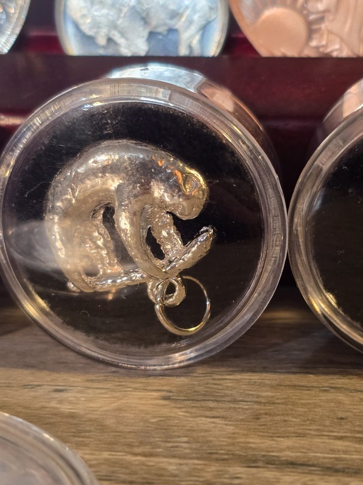 5 Gram Silver Sloth Pendant