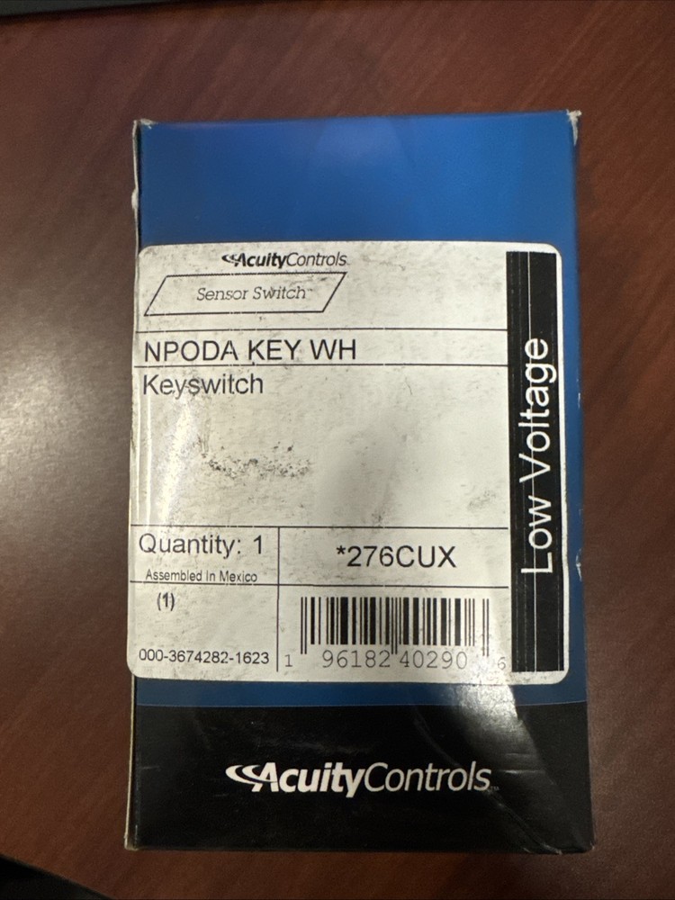 Acuity nLight NPODA KEY WH Keyswitch Low Voltage