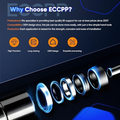 Lift Support Hood+Trunk Replacement Struts Gas Springs Fit For Nissan Maxima