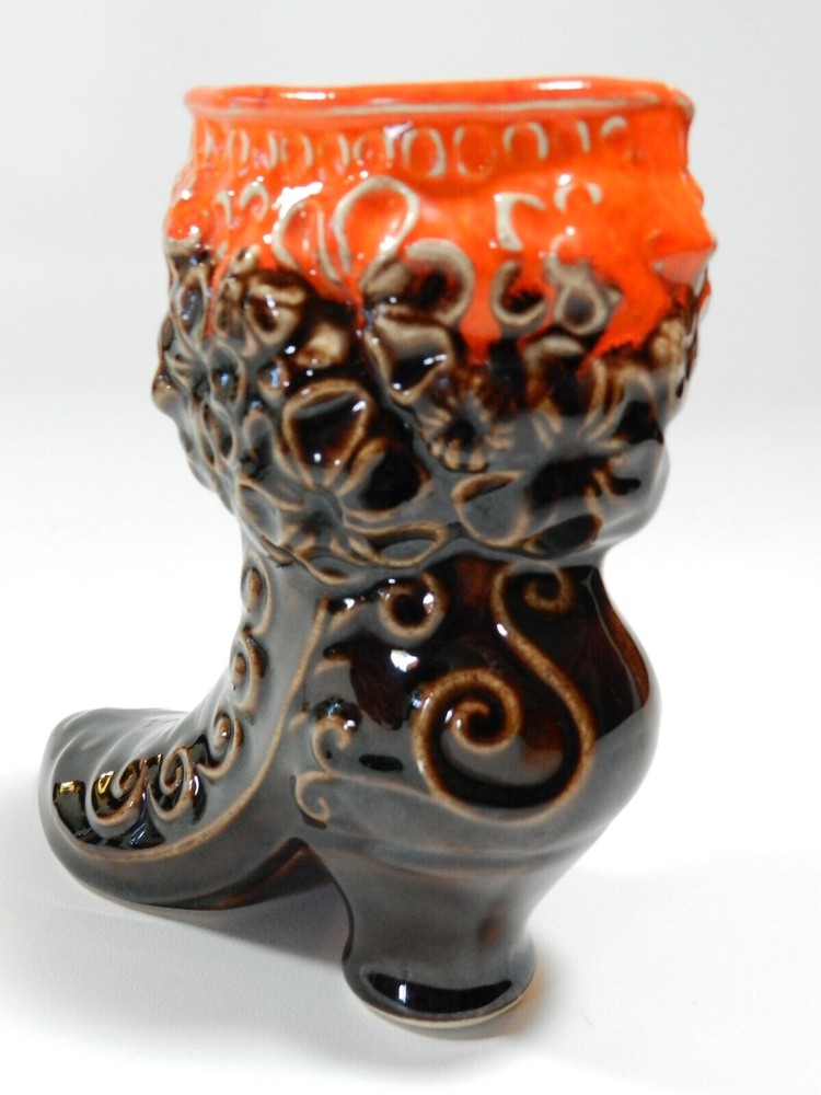 Vintage Ceramic Victorian Shoe Boot Planter