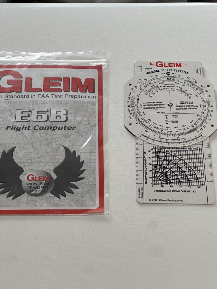 Gleim E6B Flight Computer 2003 EUC (L2) FAA Test Preparation