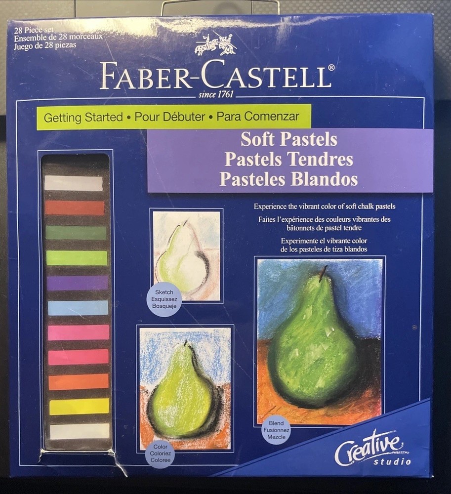 Faber-Castell Getting Started Soft Pastels 28 Piece Set - Creative Studio