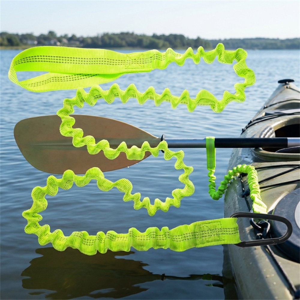 Kayak Paddle Leash for Canoe Paddle Tether Non-Slip Strap Adjustable Attachment