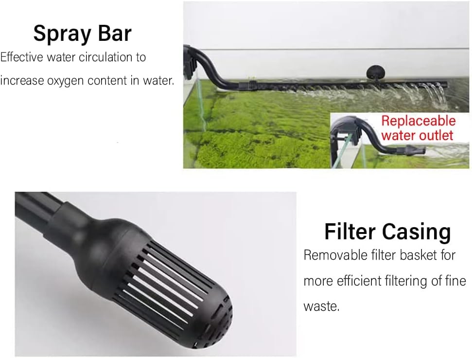 Aquarium Canister Filter Inlet Outlet, Fish Tank ID 16mm/OD 22mm, Tube