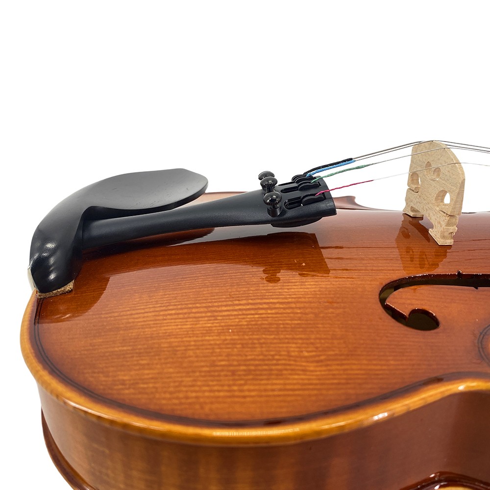 Solid Wood 4/4 Violin tiger pattern Set Full Size Fiddle Kit Handmade with Case