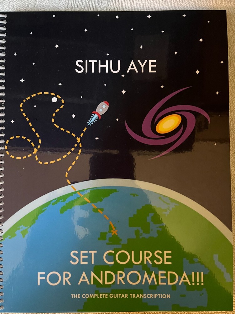 Sithu Aye - Set Course For Andromeda! - Guitar tab / Tablature Book