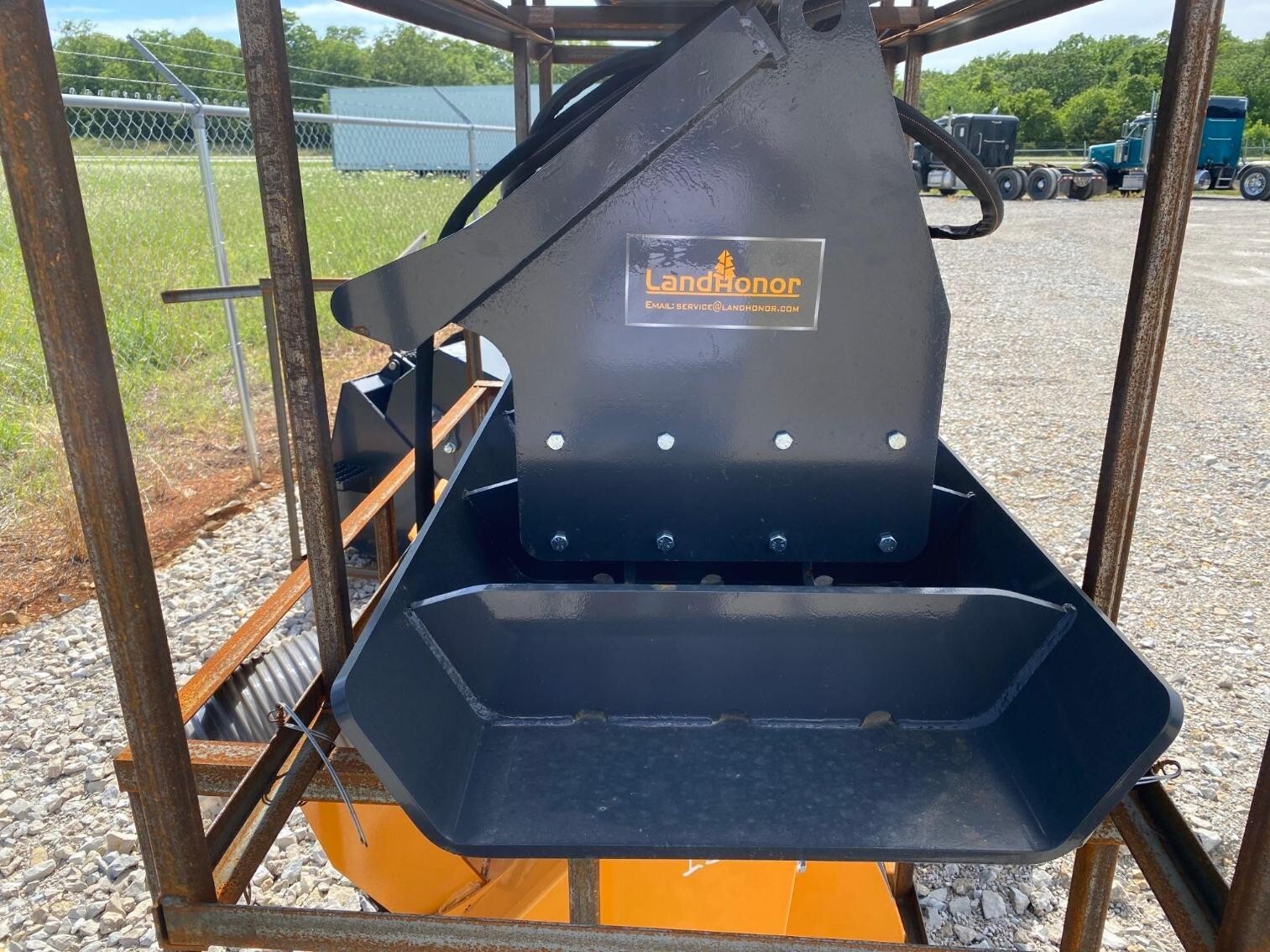 Landhoner 6' 72" Vibratory Universal Mount Skid Steer Plate Compactor WE SHIP!