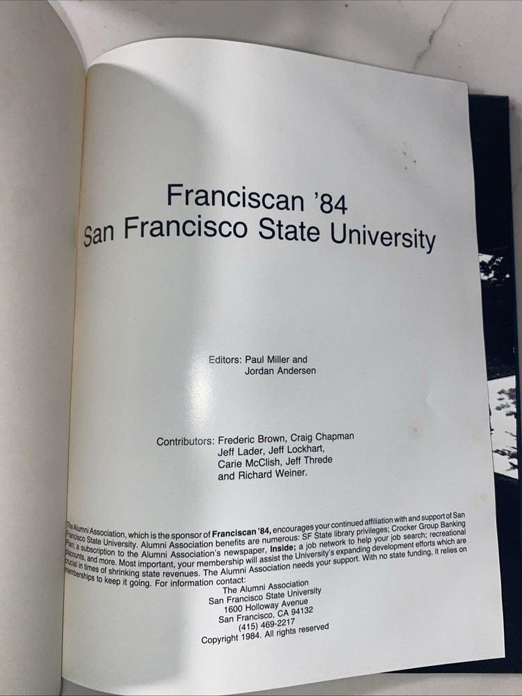 Franciscan 1984 Yearbook