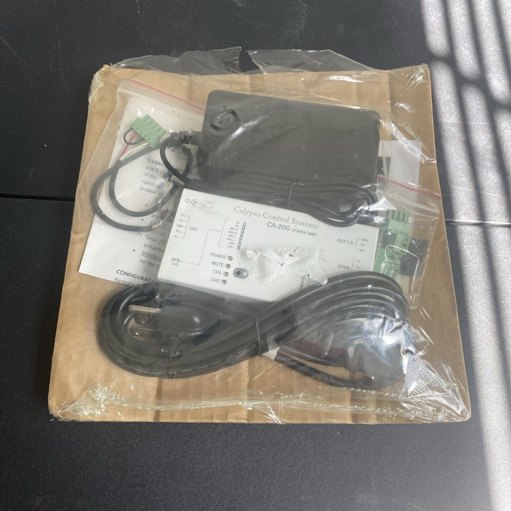 Calypso Systems Visual Sound Inc. CA-200 Classroom Audio Amplifier New