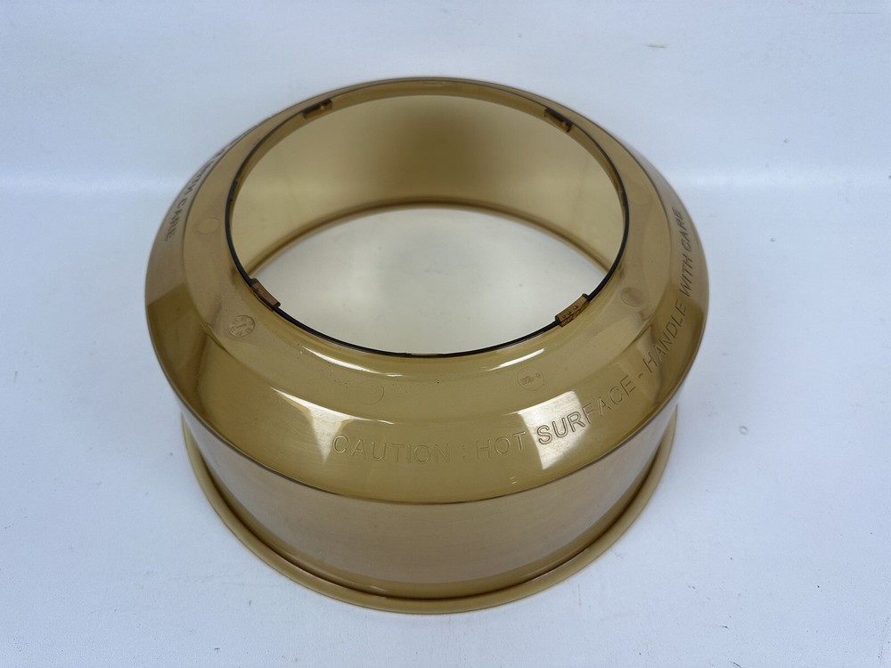 NuWave Pro Plus Infrared Oven Model 20601 Replacement Amber Plastic Dome Cover