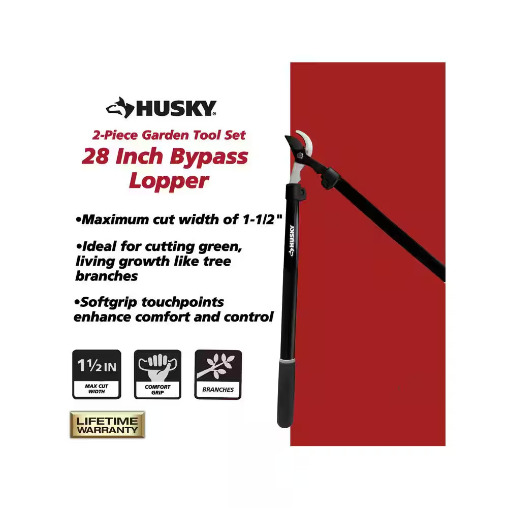 2-Piece Garden Tool Set (Lopper and Pruning Shears)