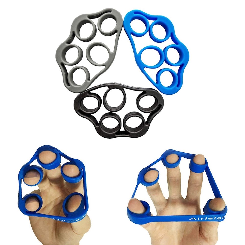 Airisland Finger Stretcher Hand Resistance Bands Extensor Black