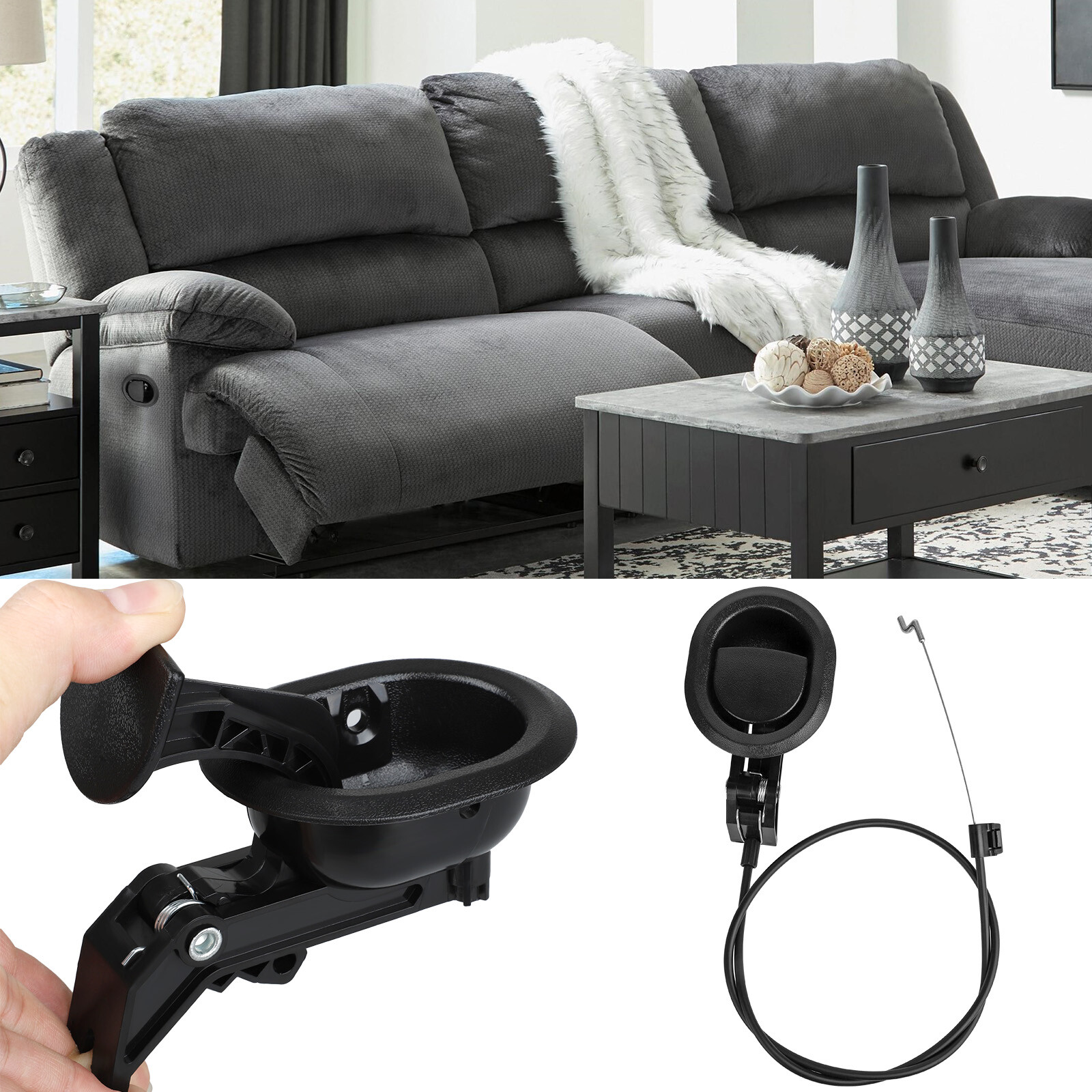 Sofa Recliner Release Pull Handle Replacement Chair Couch Cable Lever Switch