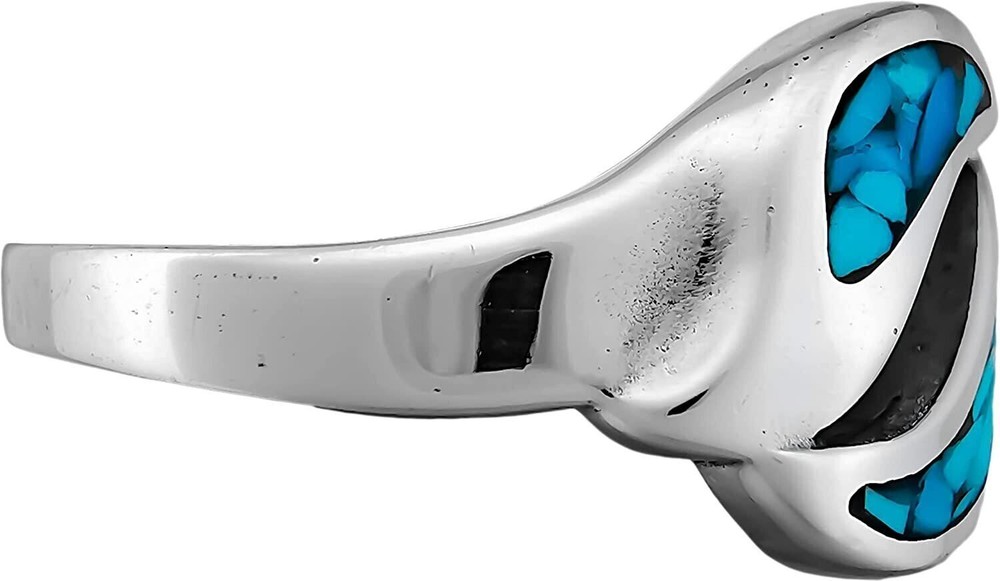 Turquoise Cradling Hands Ring (4)