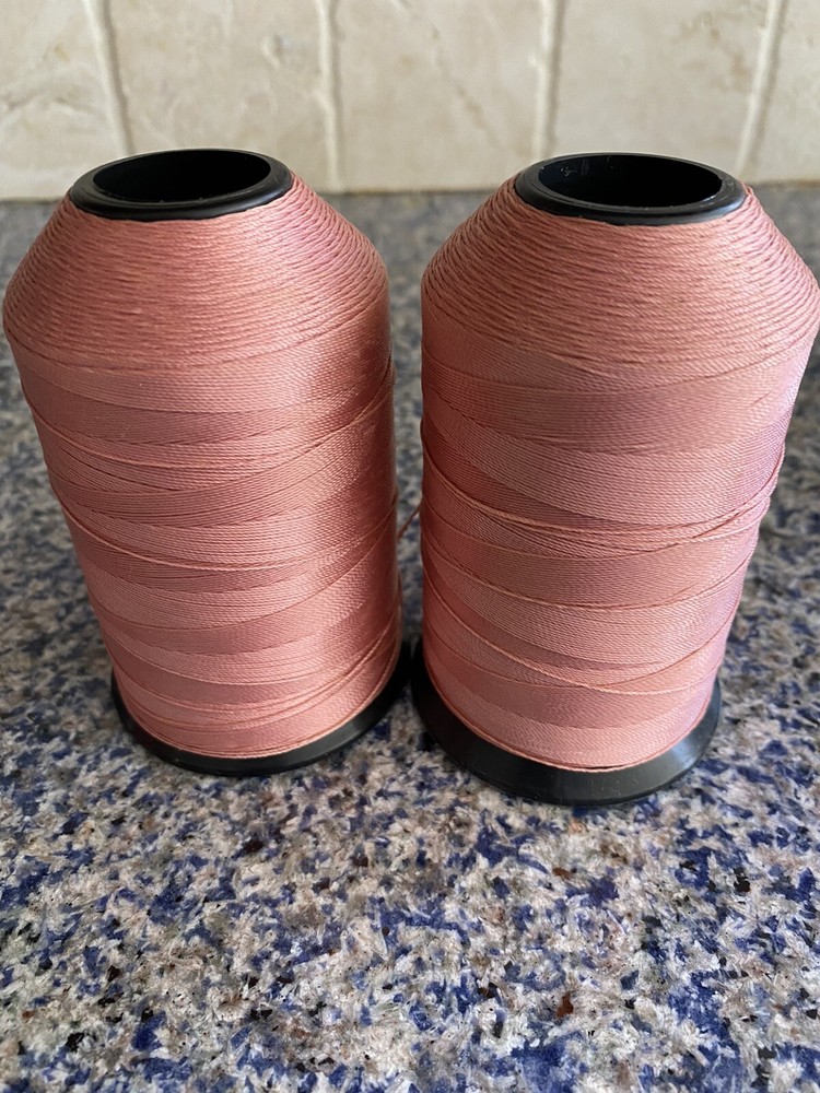 HOLLAND THREAD CO. Rod Wrapping Nylon Thread Spools Assorted Colors 1500 Yards