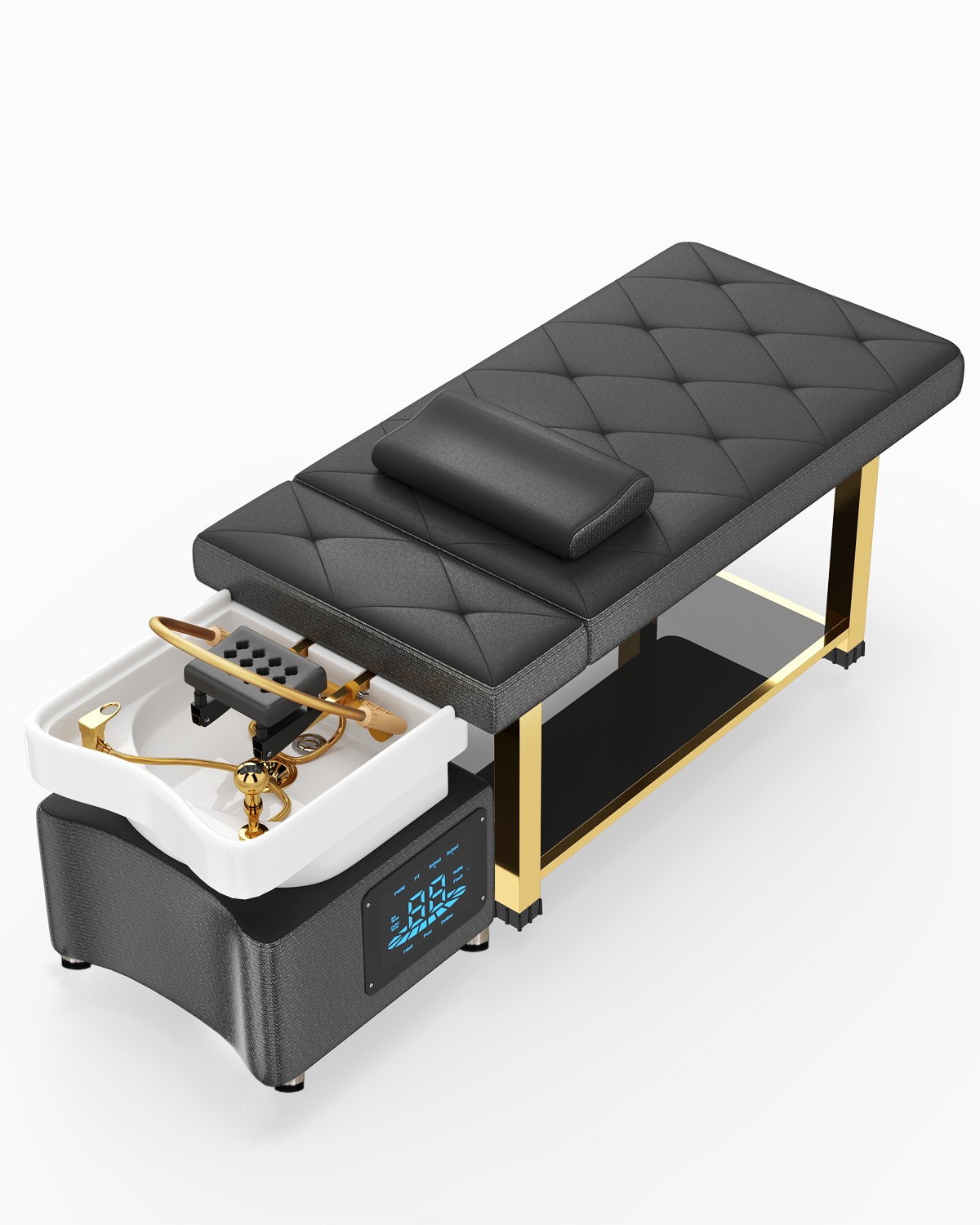 Head Spa Shampoo Massage Bed with Water Cycle Constant Temperature Salon Beauty