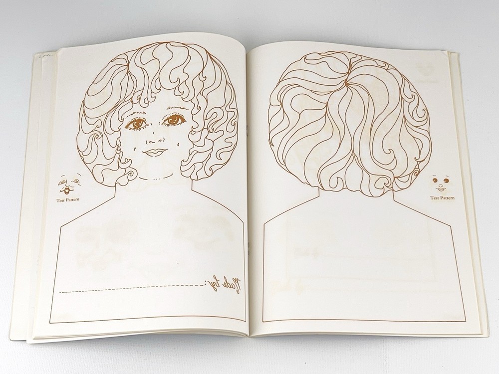Vintage Transfer On Doll Faces Book 24+ Faces More