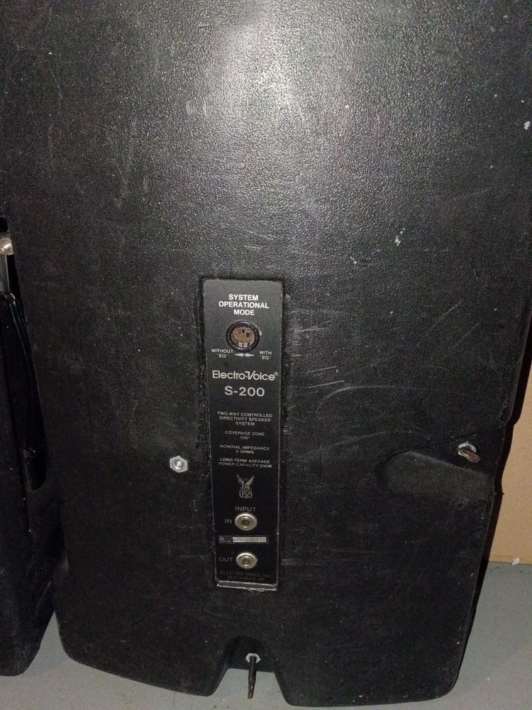 Electro-Voice EV Stage System S-200 Speaker Pair
