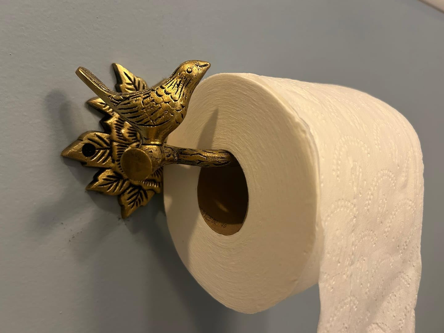 STYLENT Decor Solid Brass Bird Antique Toilet Paper Roll Holder Bathroom Accesso
