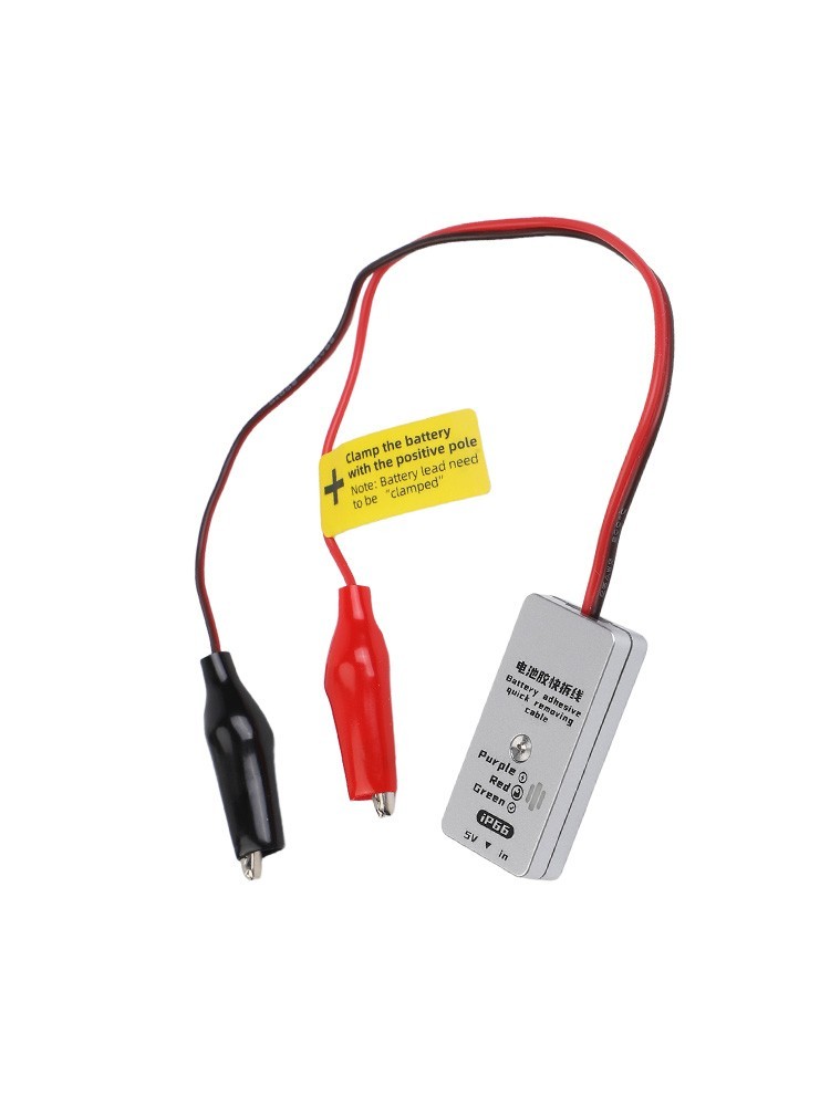 IP66 Battery Glue Quick Release Cable 20cm with Current Limiting and LED Lights