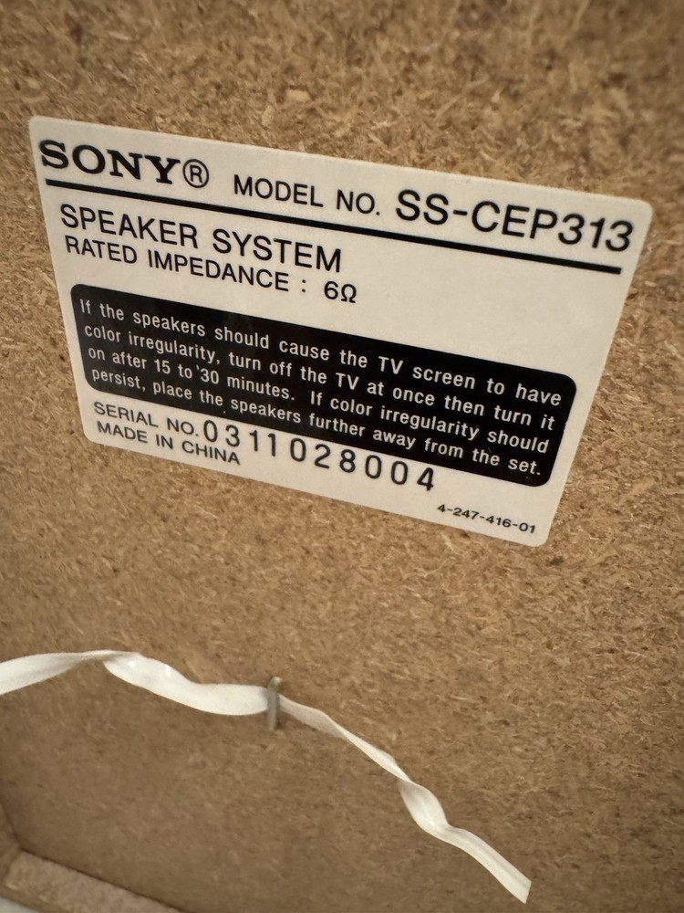 *READ DESCRIPTION: Cassette Doesn’t Work- Sony HCD-EP313 Bookshelf CD Player