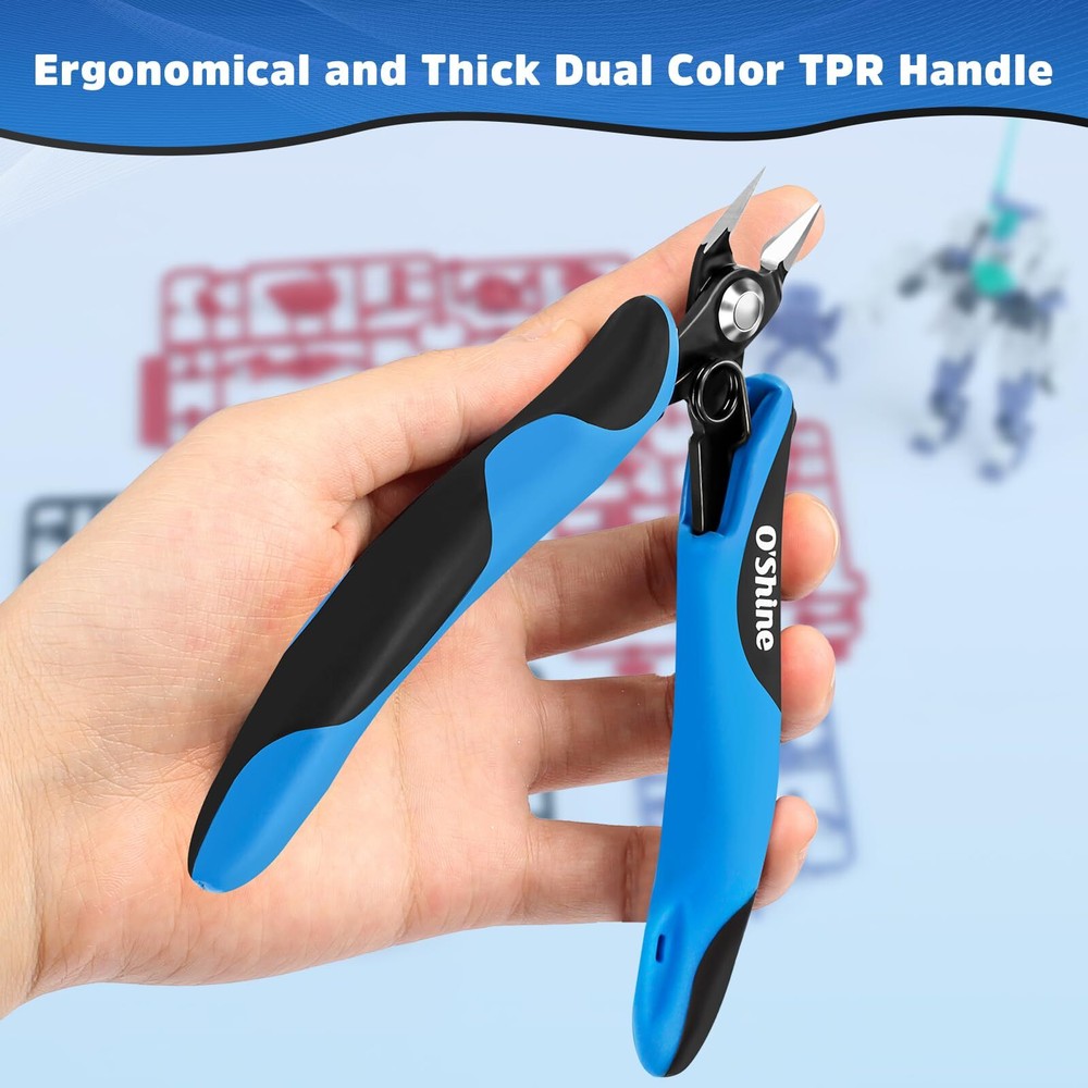 Oshine Doubleedged Sprue Cutter For Beginner Sharp Model Nippers For Plastic Mo