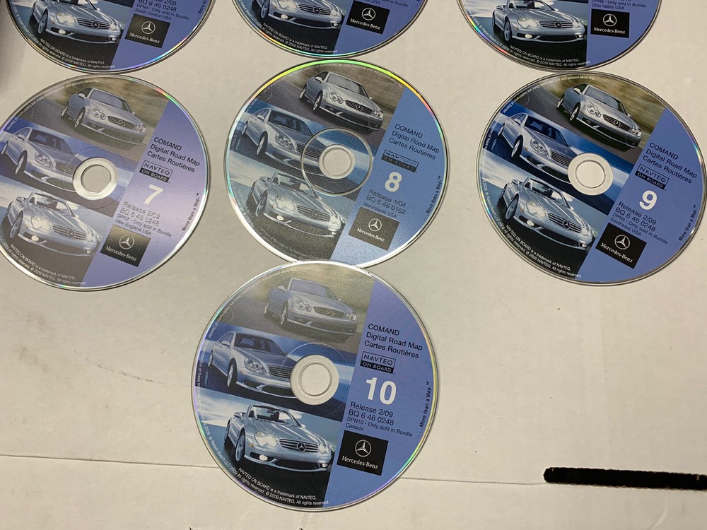 MERCEDES BENZ NAVIGATION SYSTEM CD S CLK E CLASS 2009 UPDATE
