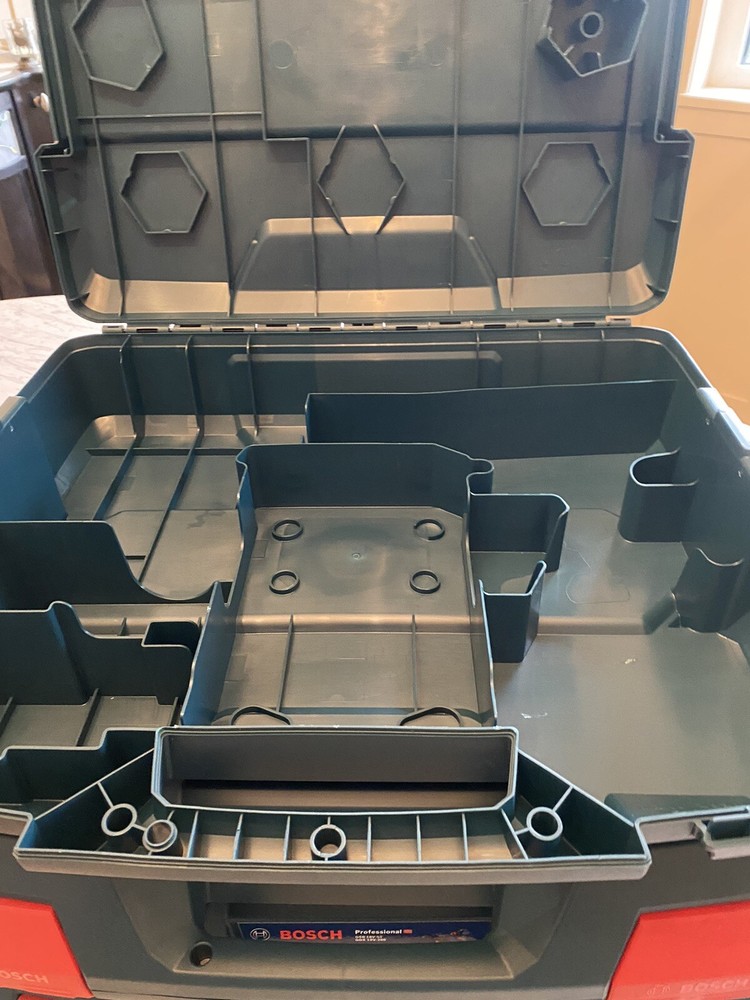 3No Bosch W Boxx - L Boxx Drill/Tool Cases - Empty.