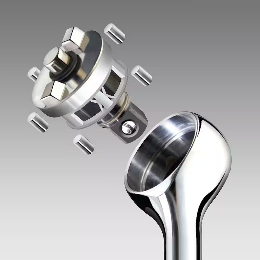 Gearless Ratchet 1/4 in. Drive Socket Quick Release Zero Degree Hand Tool