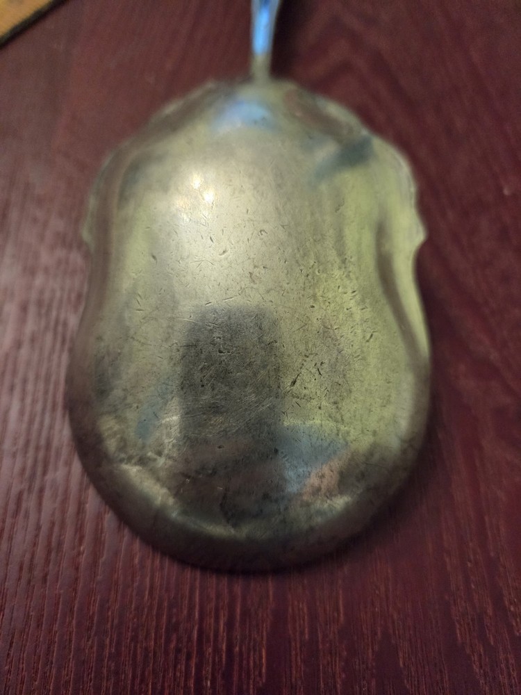 Sheffield Silverware S. H. Co. Quadruple Plate Large Casserole Spoon Carnation