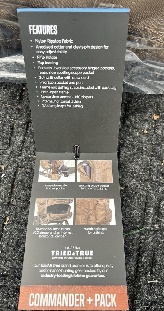 Alps OutdoorZ Commander Rucksack Backpack Pack + Frame Hunting Backpacking