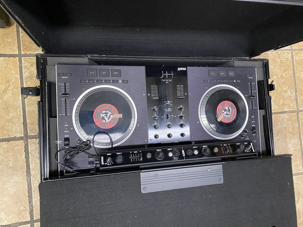 Numark NS7 DJ Controller + NSFX Effects Controller & Case W/ Cords | Big Bundle