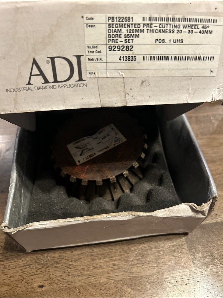ADI Segmented Precut CNC Wheel