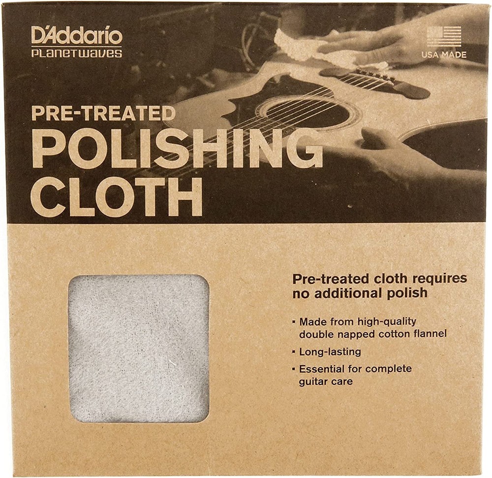 D'Addario Pre-Treated Polish Cloth