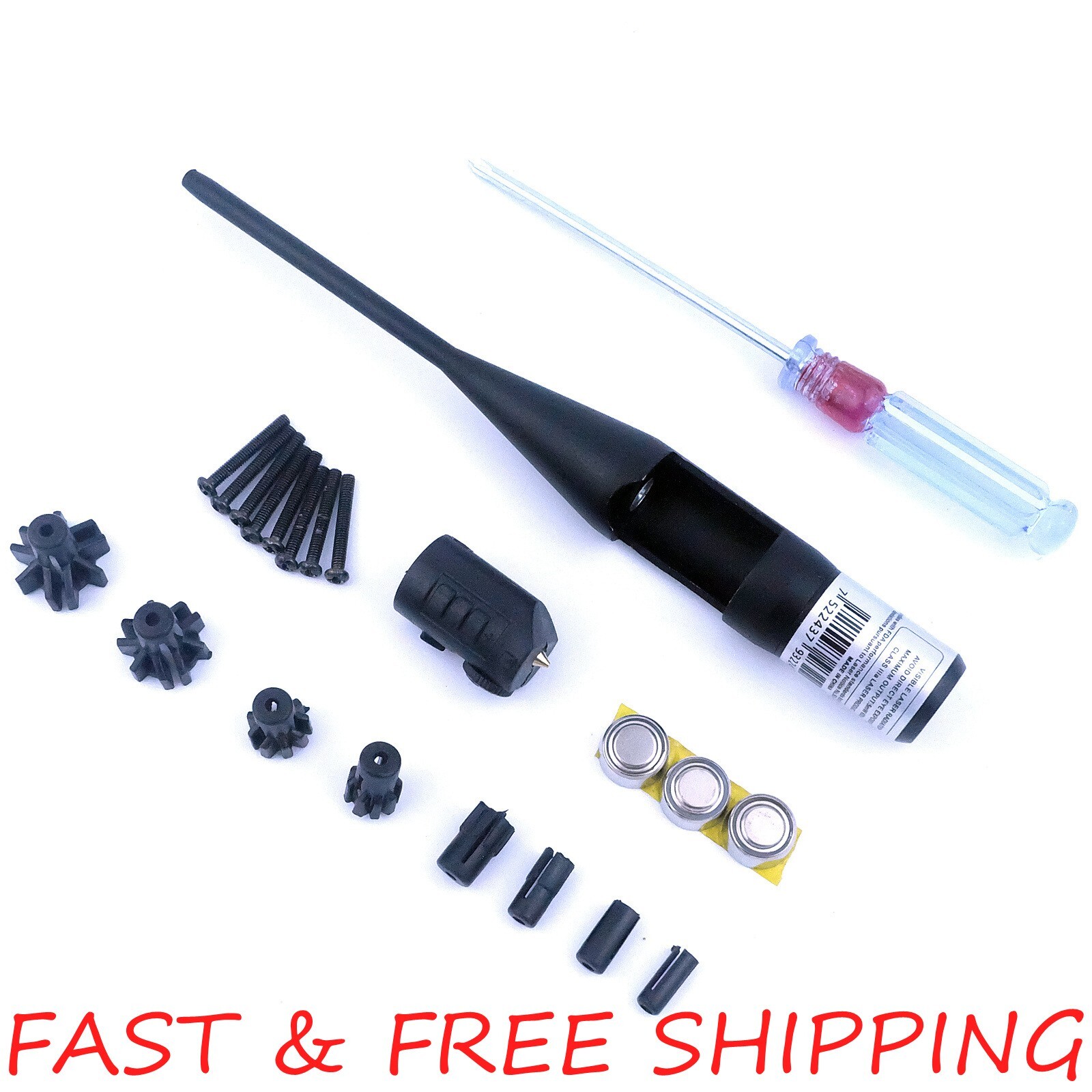 Tactical .177 to .50 Caliber Rifle Zero Laser Bore Sighter kit Bore Sighter Gun