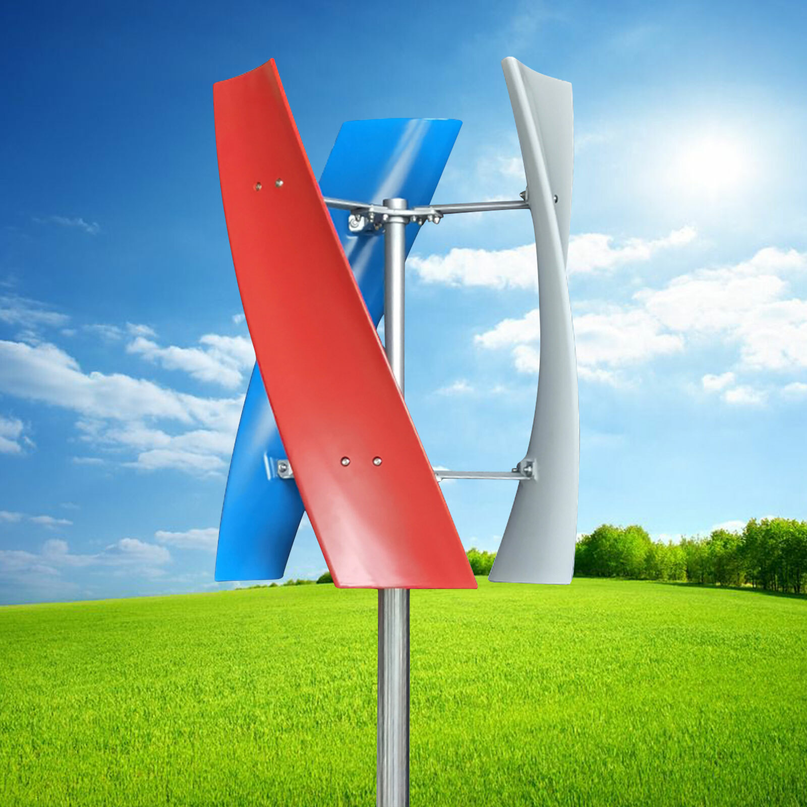 400W 12V Helix maglev Axis Vertical Wind Turbine Wind Generator Windmill Maglev!