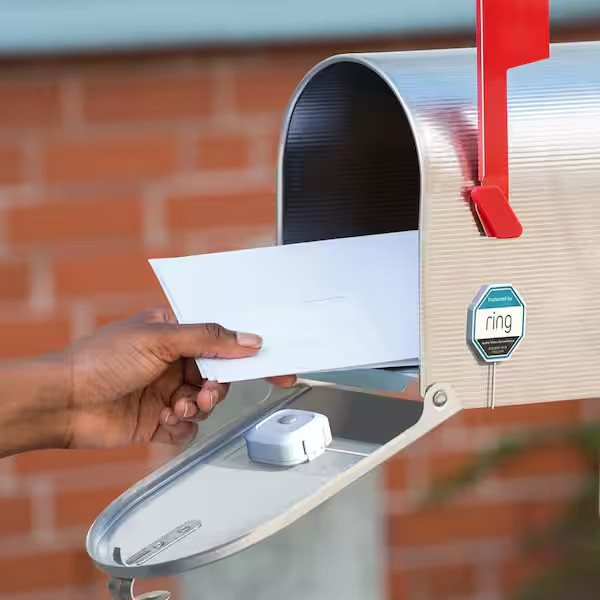 Wireless Mailbox Sensor in White