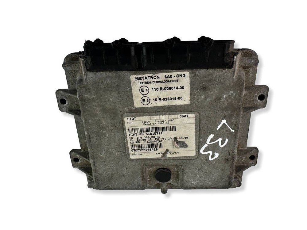 Fiat Doblo 2006 Engine Control Module 51815711 kW BVV2394
