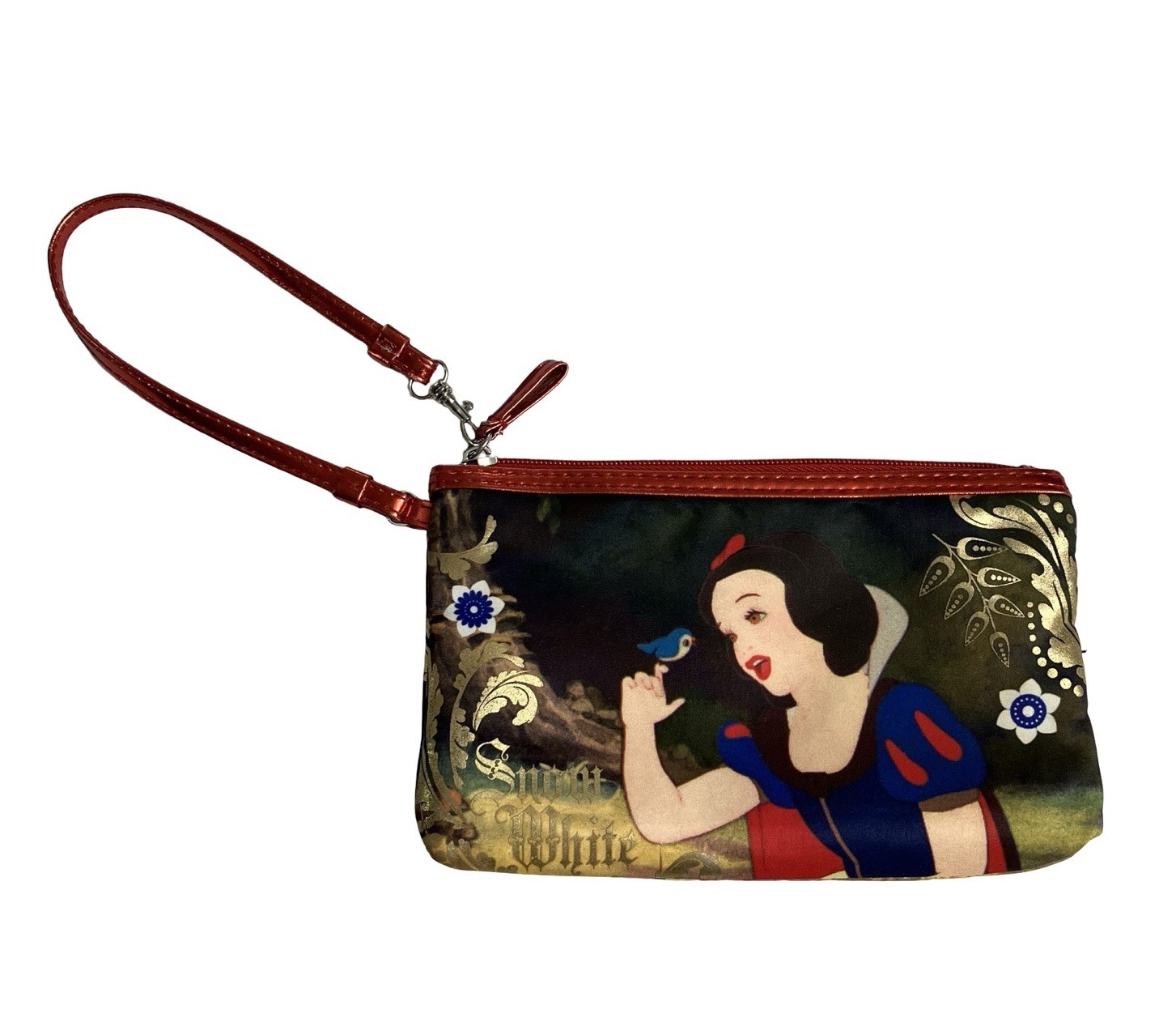 SOHO London New York Disney Snow White Wristlet Makeup Bag All Over Print