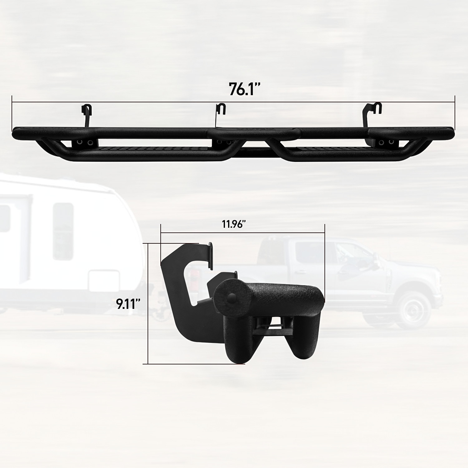 Vijay For 2007-2018 Chevy Silverado 2500hd/3500hd Extended Cab Running Boards