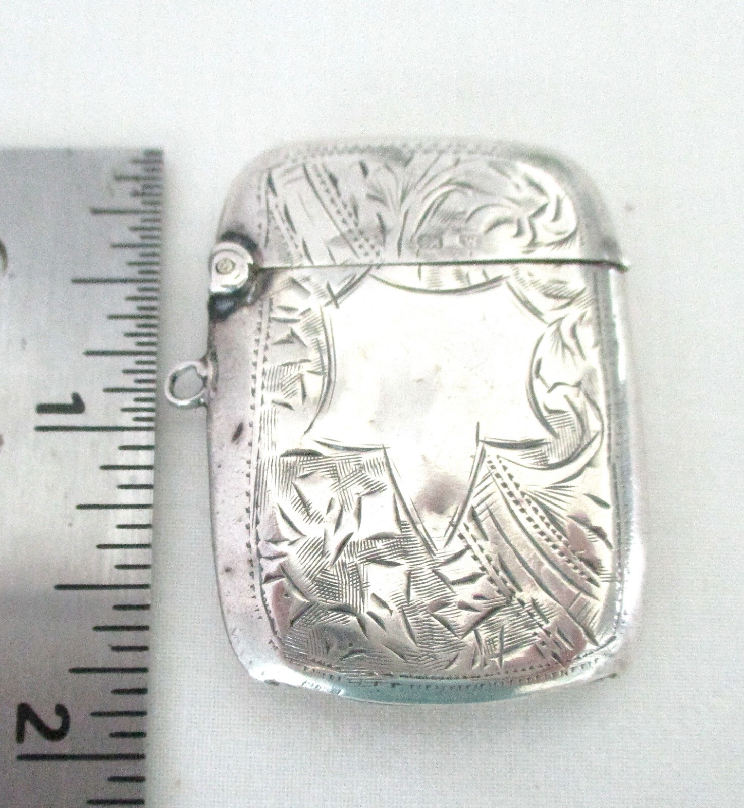 Antique, STERLNG,MATCH SAFE,CHATELAINE, ROLASON Bros, 1871, Birmingham