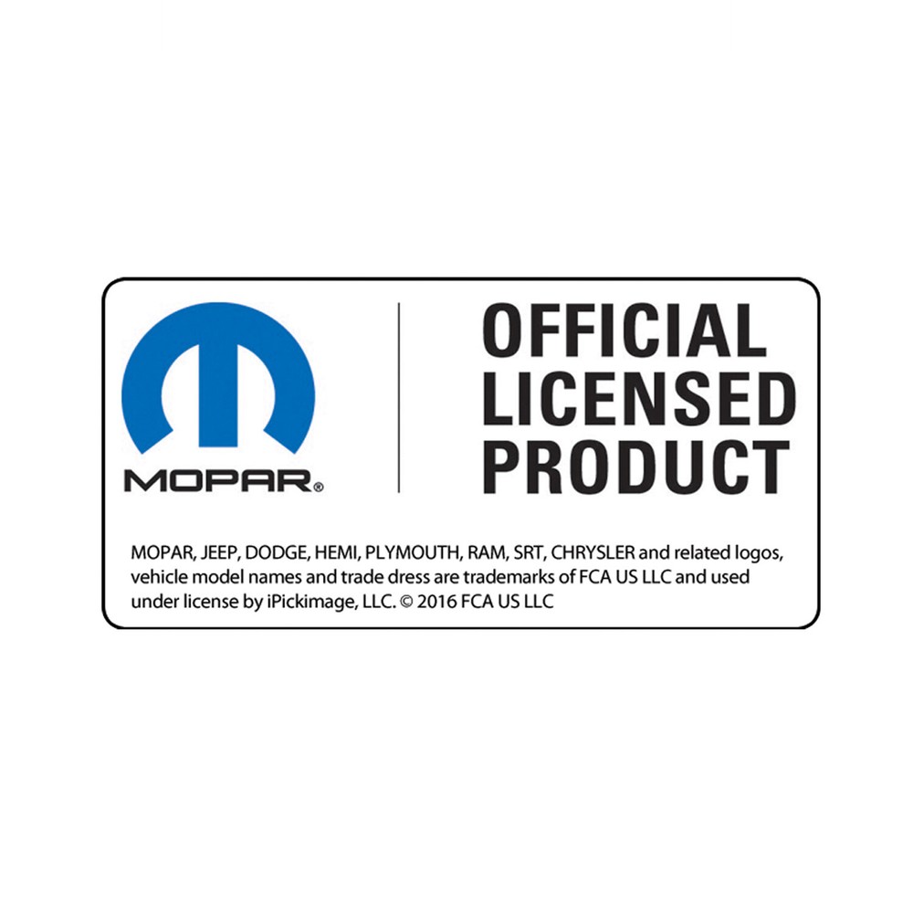 Mopar Logo Universal Fit Auto Windshield Sun Shade at Standard Size