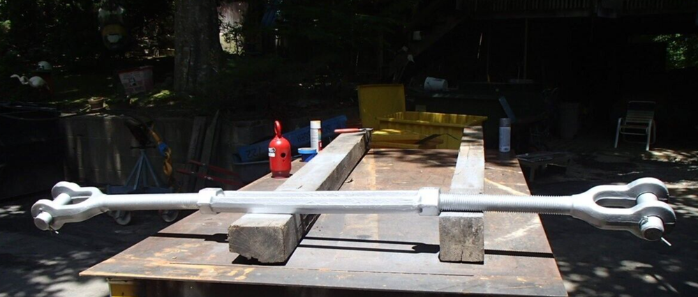 2" X 24" Jaw & Jaw Turnbuckle Galvanized