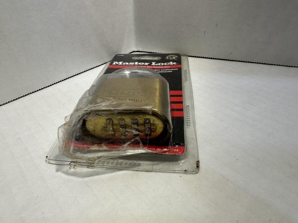 Master Lock 175D 1" Combination Padlock, Set Your Own Combination, Sinlge Pack