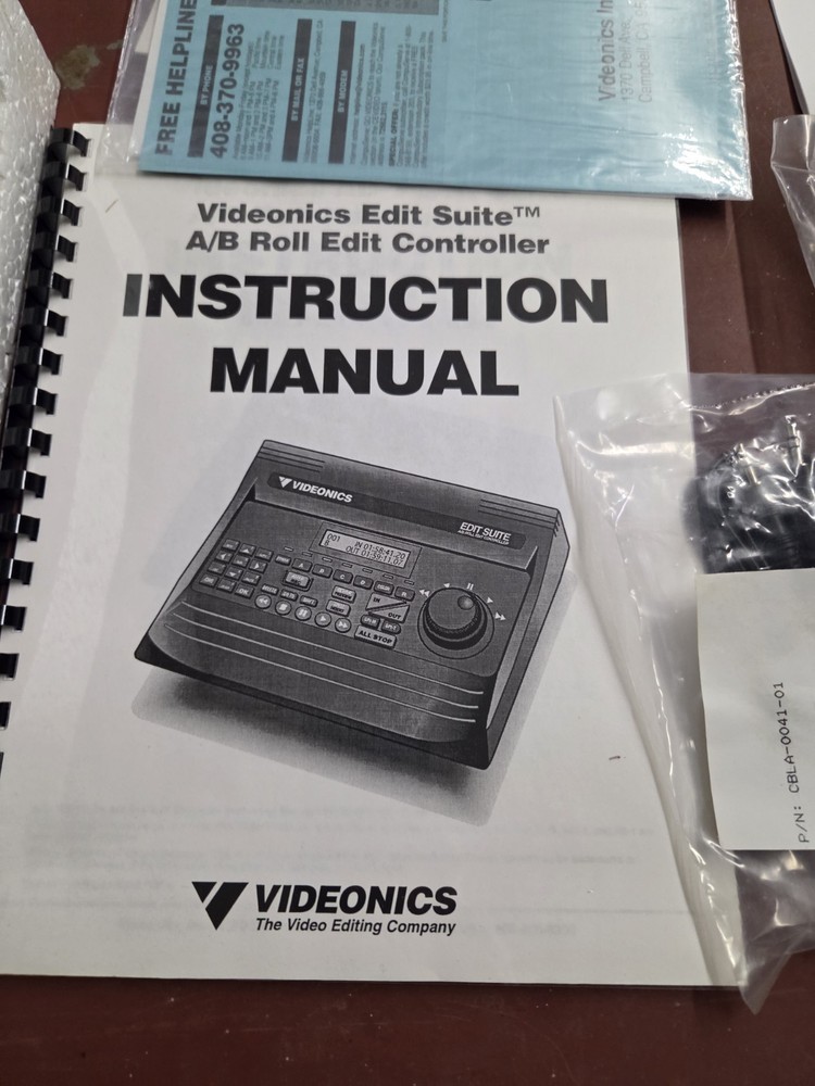 VIDEONICS Edit Suite A/B Roll Controller AB-1 With Adapter, Manual, Box