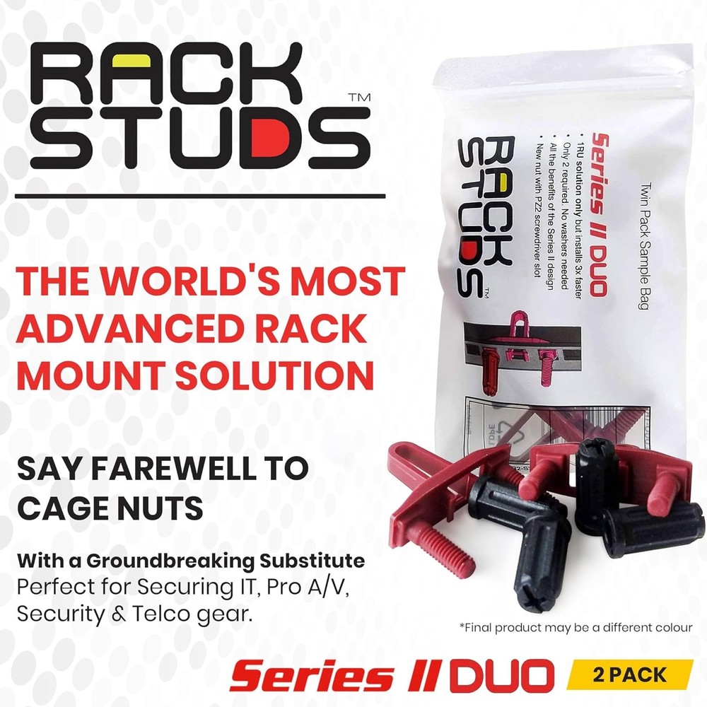 DUO2 1RU Series II Rack Mount Solution - Effortless Alternative 2-Pack Sample