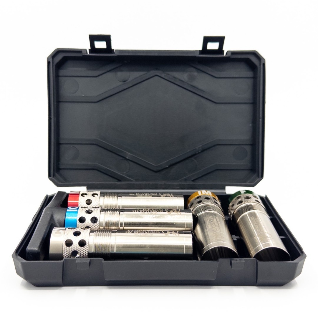 Beretta/Benelli Mobil Compatible Ported Extended Choke Set 12ga Silver/Winenton™