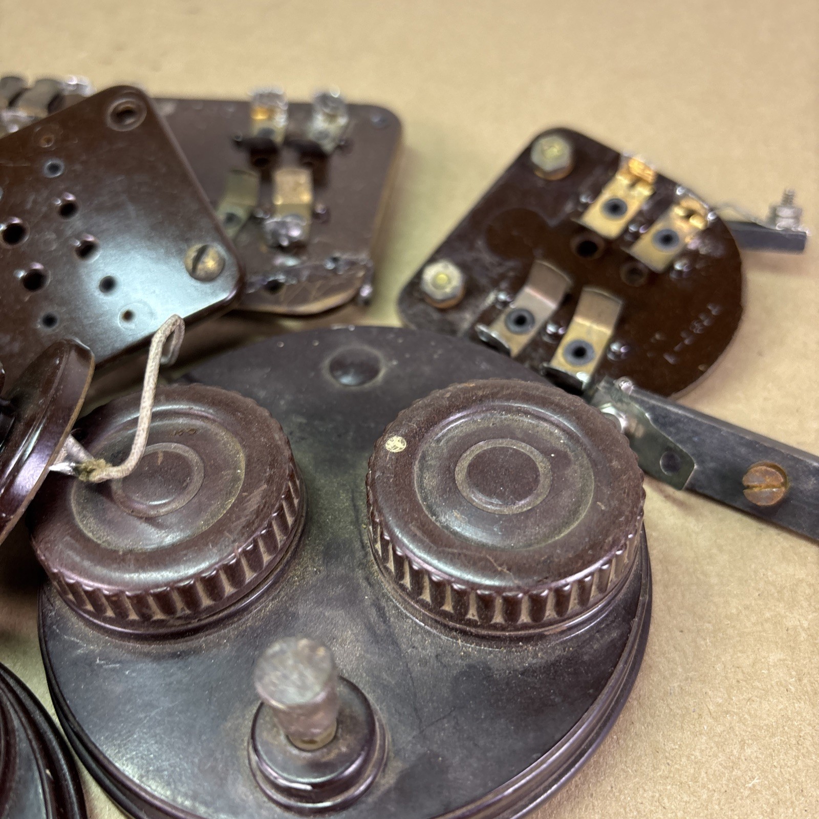 VTG Lot of 1950s Rotary Wafer Assembly Switches & Multi-Deck Ham Radio Parts